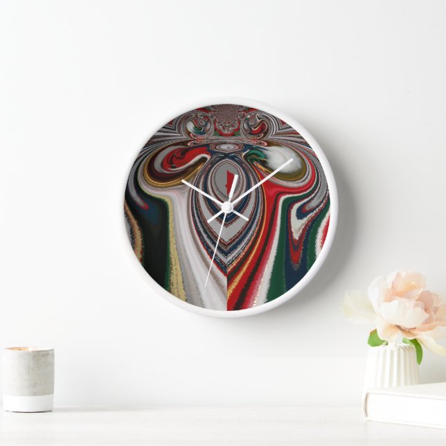 Kaleidoscope Christmas: Festive Home Décor Set Clock (Home)