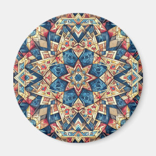 Kaleidoscope Colourful Design Magnet