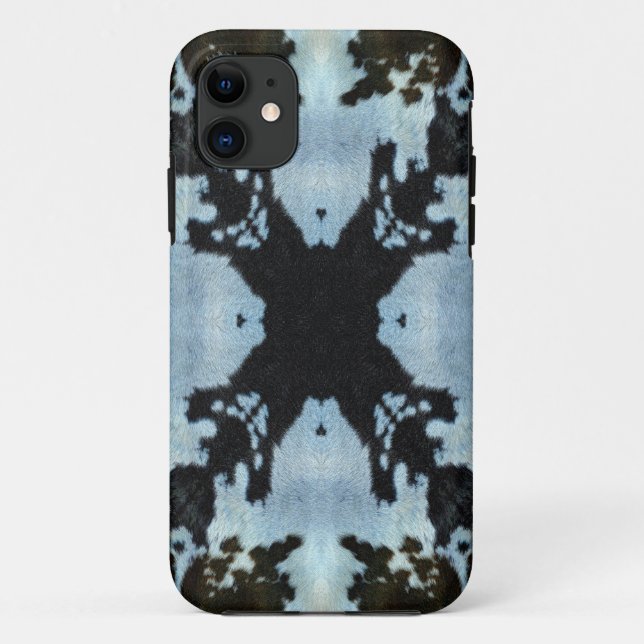 Kaleidoscope cow hide pattern Case-Mate iPhone case (Back)
