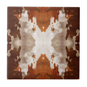 Kaleidoscope Cow Hide Pattern Ceramic Tile