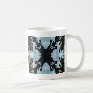 Kaleidoscope cow hide pattern coffee mug