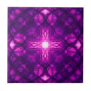 Kaleidoscope cross pattern ceramic tile