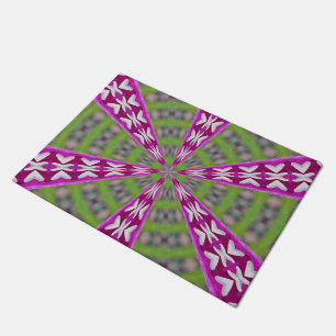 Kaleidoscope Dahlia Doormat
