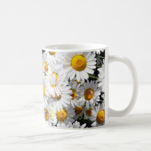 Kaleidoscope Daisies Pattern Coffee Mug