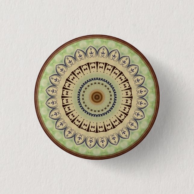 Kaleidoscope Design 3 Cm Round Badge (Front)