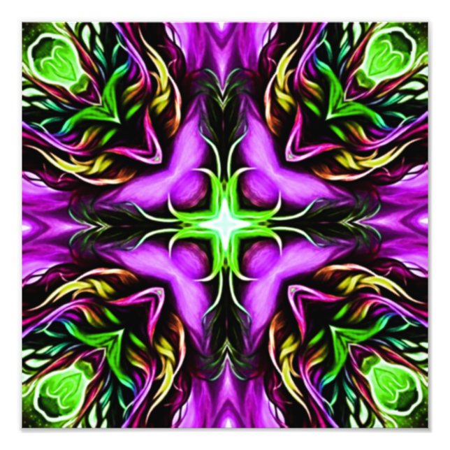 Kaleidoscope Design Photo Print (Front)