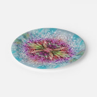 Kaleidoscope Dewdrops: Abstract Floral Art