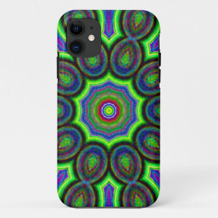 Kaleidoscope Digital Art Pattern 6 iPhone 11 Case