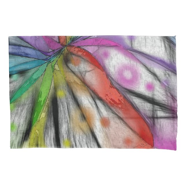 Kaleidoscope Dragonfly Pillowcase (Front)
