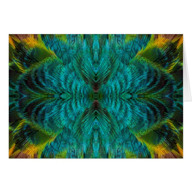 Kaleidoscope Feather Design (Front Horizontal)