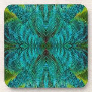 Kaleidoscope Feather Design Coaster