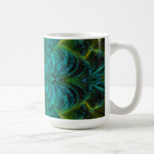 Kaleidoscope Feather Design Coffee Mug