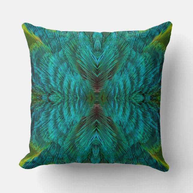 Kaleidoscope Feather Design Cushion (Front)