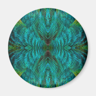 Kaleidoscope Feather Design Magnet