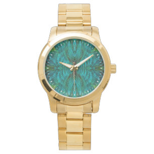 Kaleidoscope Feather Design Watch