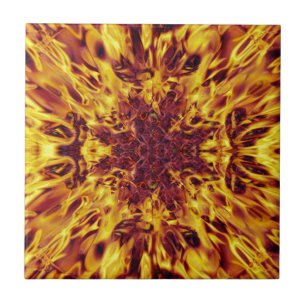 Kaleidoscope Fire Explosion Tile