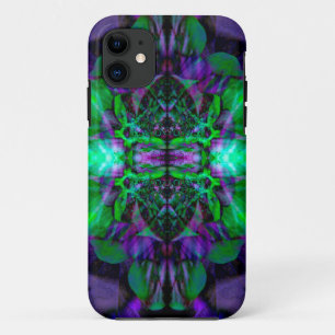 Kaleidoscope flower pattern iPhone 11 case