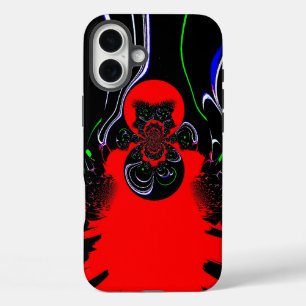 Kaleidoscope Fluid Art Print iPhone 16 Plus Case