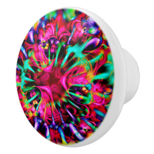 Kaleidoscope Fractal - Apophysis I + your ideas Ceramic Knob