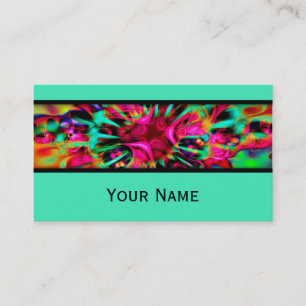 Kaleidoscope Fractal - Apophysis I + your text Business Card