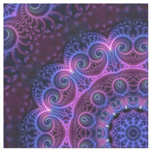 Kaleidoscope Fractal - Hearts Mandala + your ideas Fabric