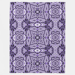 Kaleidoscope Fractal II + your ideas Fleece Blanket