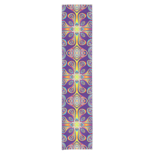 Kaleidoscope Fractal Pattern Xa + your ideas Short Table Runner