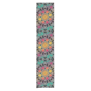 Kaleidoscope Fractal Pattern XVI + your ideas Short Table Runner