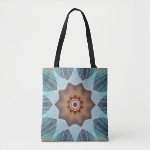 Kaleidoscope from my boat image tote bag