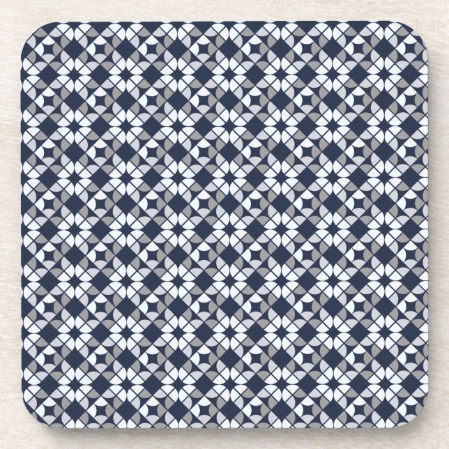 Kaleidoscope Geometric Pattern Coaster (Front)
