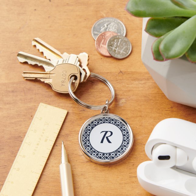Kaleidoscope Geometric Pattern Key Ring (Desk)