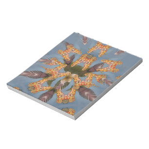 Kaleidoscope Giraffe Mandala: Abstract Safari Art Notepad