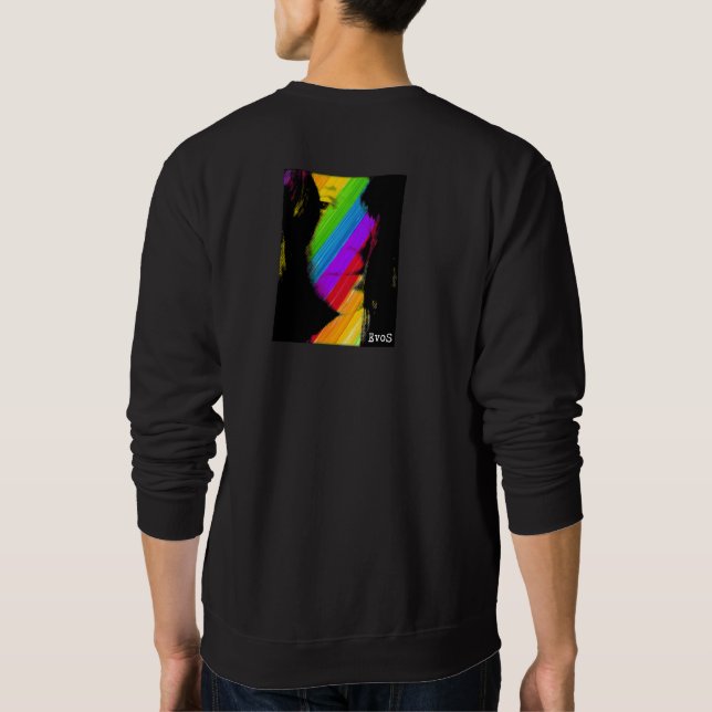 Kaleidoscope Girl: Crew Neck  Sweatshirt (Back)