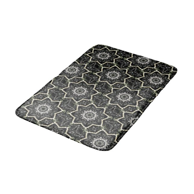 Kaleidoscope Gothic Small HB diag Bath Mat (Angled)