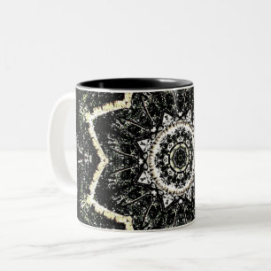 Kaleidoscope Gothic Two-Tone Coffee Mug