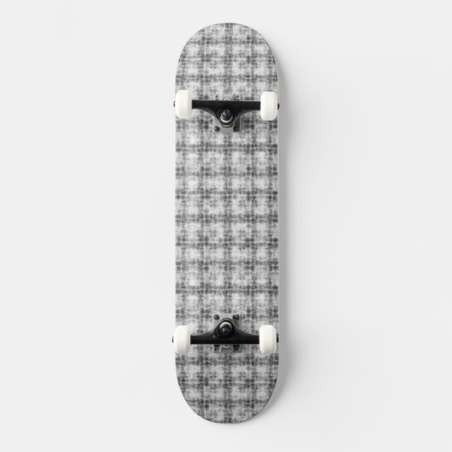 Kaleidoscope Gray Skateboard (Front)