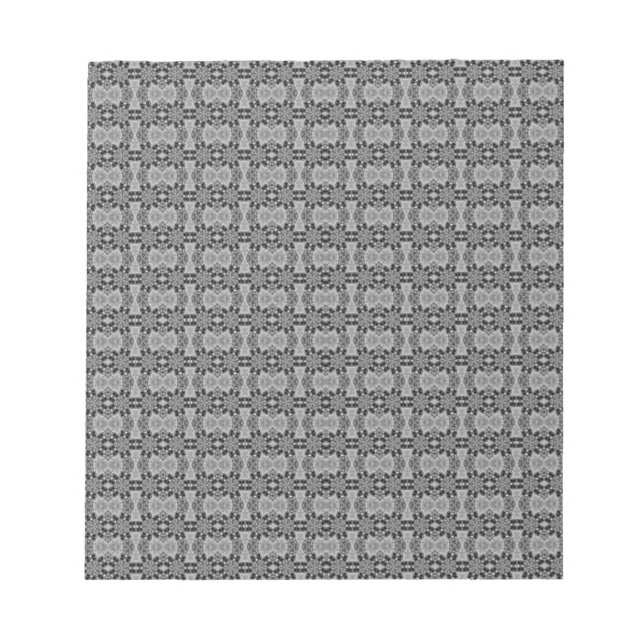 Kaleidoscope grey notepad (Front)