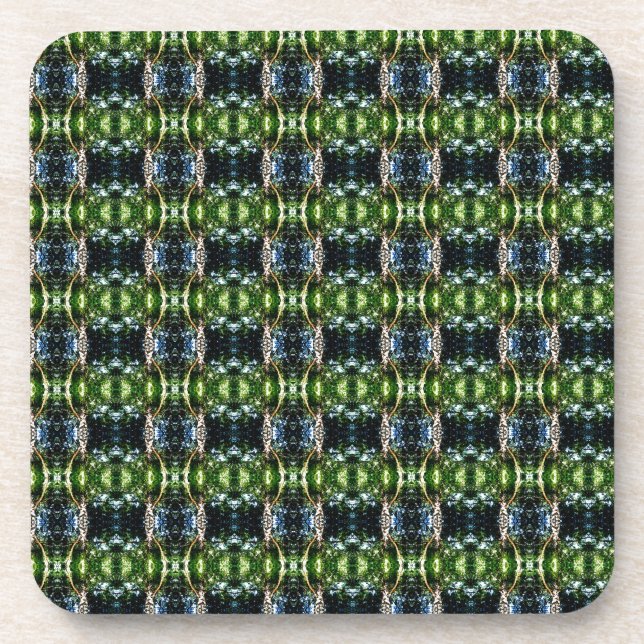 Kaleidoscope Grün Coaster (Front)