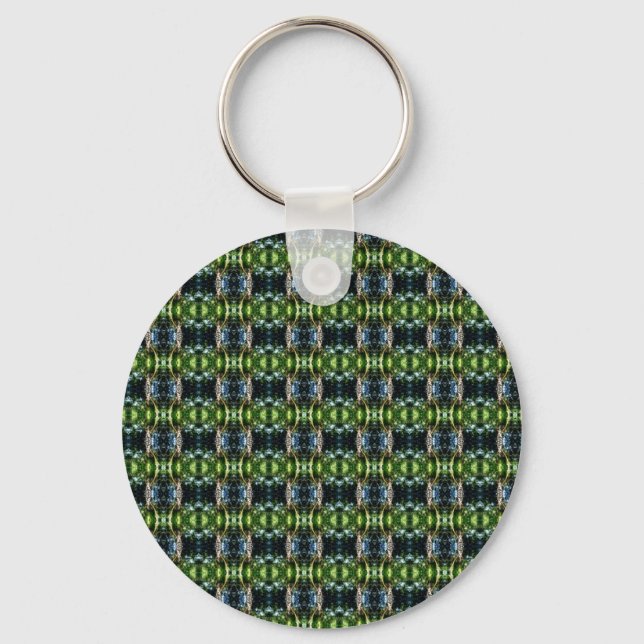 Kaleidoscope Grün Key Ring (Front)