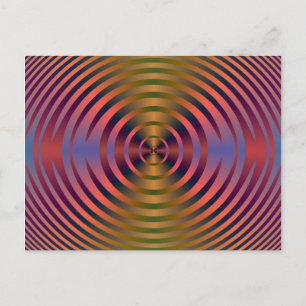 Kaleidoscope Jewel Tones Postcard