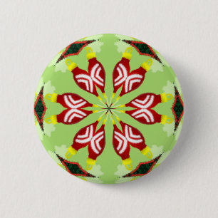 Kaleidoscope ‘K1 SQ’ 6 Cm Round Badge