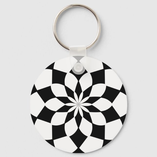 Kaleidoscope ‘K2 SQ’ Key Ring (Front)