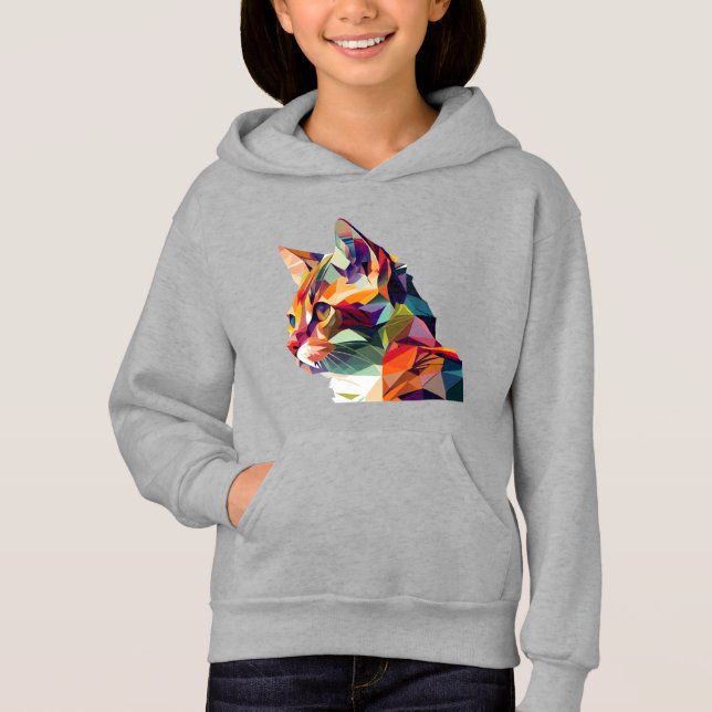 Kaleidoscope Kitty: Embrace the Abstract (Front)
