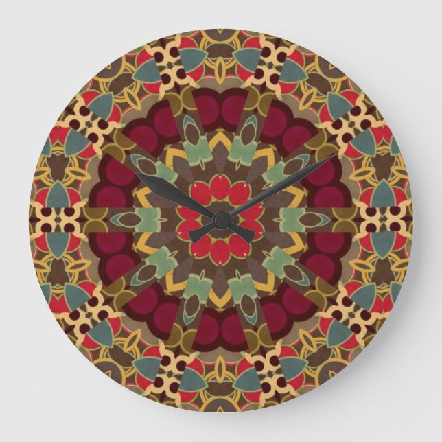Kaleidoscope Large Clock (Front)