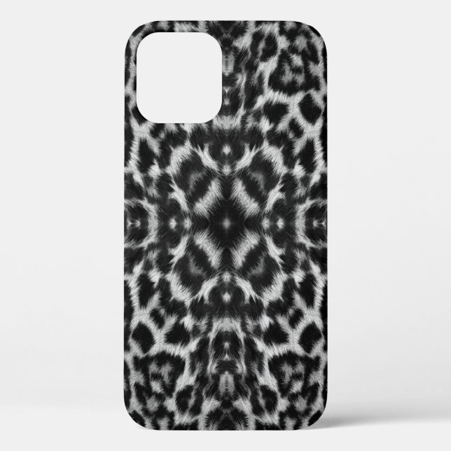 Kaleidoscope leopard skin fur pattern Case-Mate iP iPhone Case (Back)