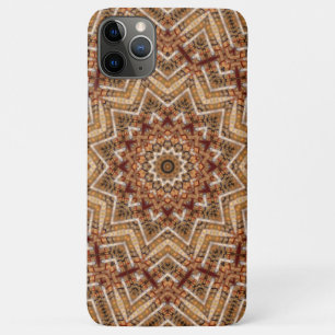 Kaleidoscope Light Brown Star iPhone 11 Pro Max Case