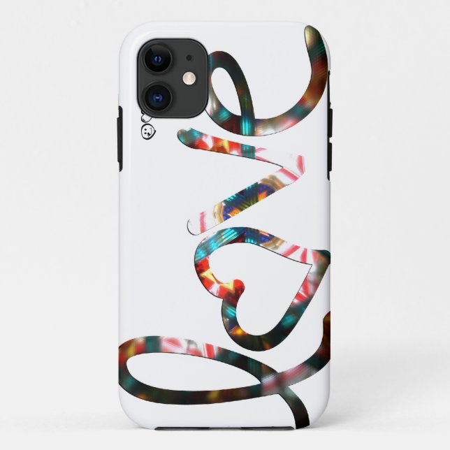 Kaleidoscope "love" Case-Mate iPhone case (Back)