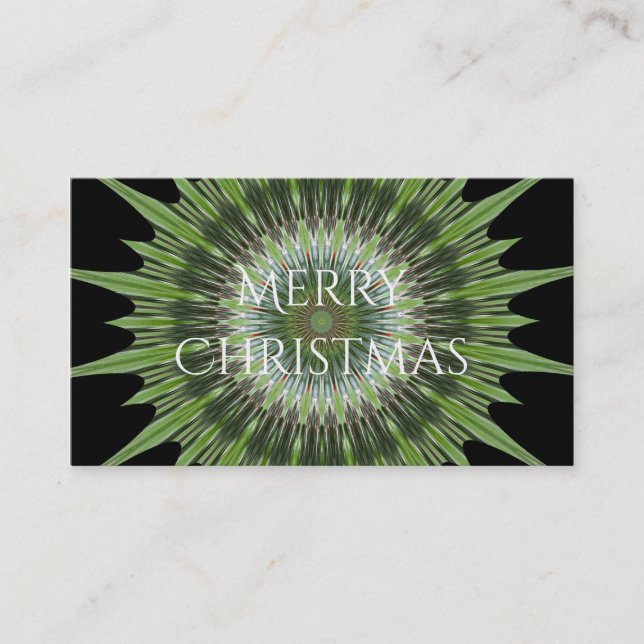 Kaleidoscope Mandala Art Business Card (Front)