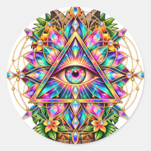 Kaleidoscope Mandala Eye Sticker