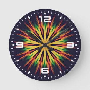 Kaleidoscope Mandala Flower-21855 Round Clock
